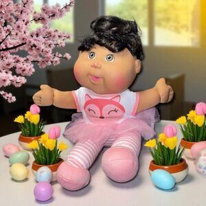 Cabbage Patch Kids CPK 2015 OAA Brown Hair Eyes Dark Skin Tutu Ballerina 10"